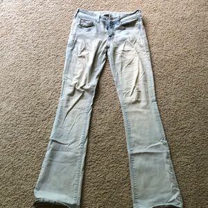AE super super stretch kick boot jeans